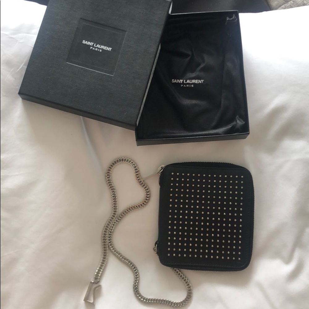 Authentic YSL chain wallet
